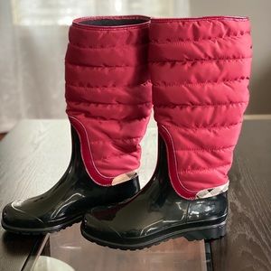 Quilted Rain/Snow Boots